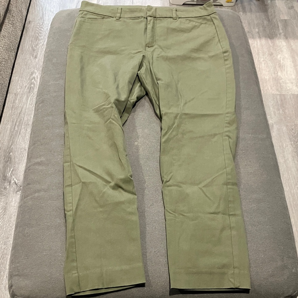 Women’s Olive Green High-rise Pixie Pants
